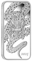 Sztabko-Moneta Dragon 1 uncja Srebra 2025 Proof