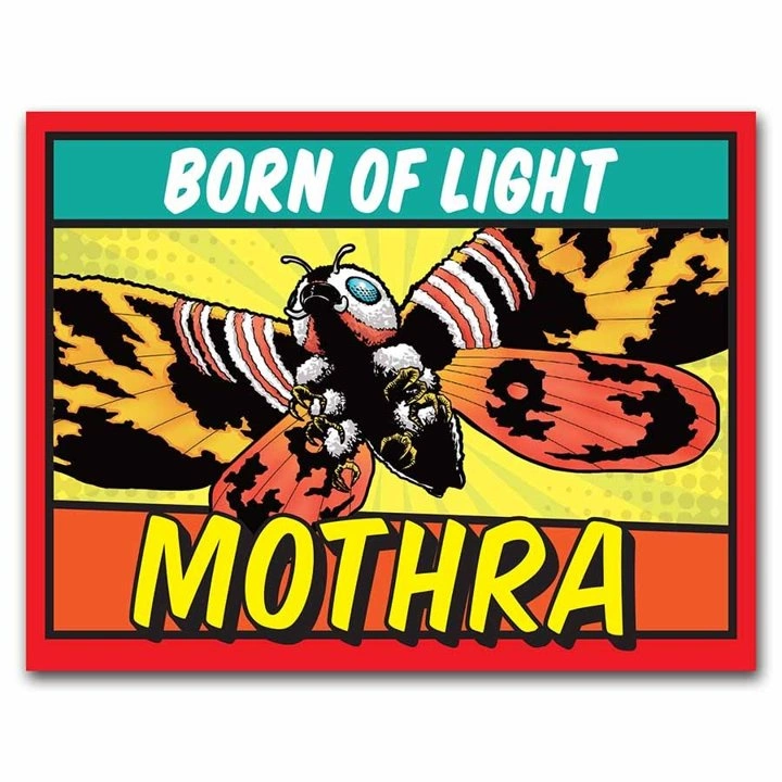 Niue: Godzilla vs Monsters - Mothra kolorowana 2 uncje Srebra 2023