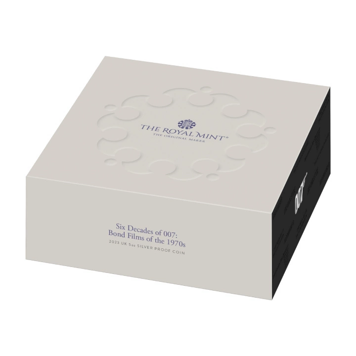 Bond Films of the 70s 5 uncji Srebra 2023 Proof
