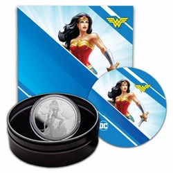 Samoa: DC Comics - Wonder Woman 1 uncja Srebra 2024 Proof