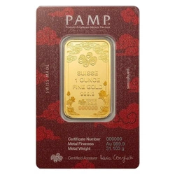 Sztabka Pamp - Dragon 1 uncja Złota