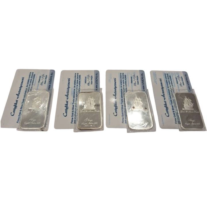 Sztabka 1 uncja Srebra Silver & Trade Niesortowana