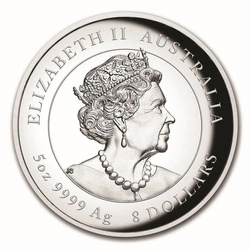 Perth Mint: Lunar III - Rok Królika 5 uncji Srebra 2023 Proof High Relief