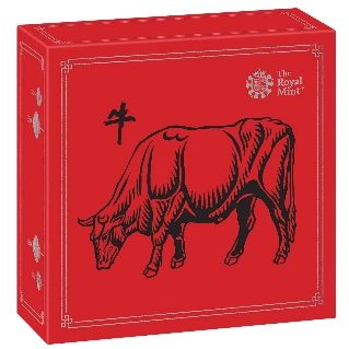 Lunar: Rok Bawoła 5 uncji Srebra 2021 Proof