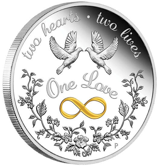 One Love kolorowany 1 uncja Srebra 2021 Proof