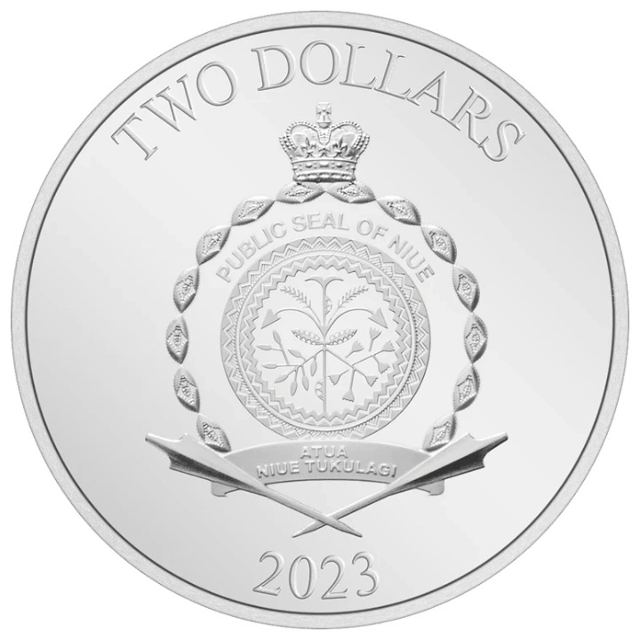 Niue: My Little Pony 40th Anniversary kolorowany 1 uncja Srebra 2023 Proof