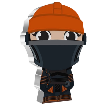 Niue: Star Wars - Fennec Shand Chibi Coin kolorowany 1 uncja Srebra 2022 Proof