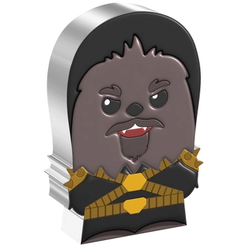 Niue: Star Wars - Krrsantan Chibi Coin kolorowany 1 uncja Srebra 2022 Proof