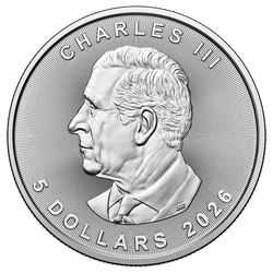 Kanadyjski Liść Klonowy Treasured 1 uncja Srebra 2025 Celebration Privy Mark