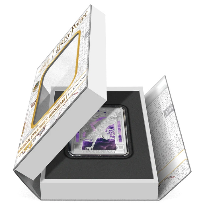 Niue: Harry Potter - Magical Creatures 'Buckbeak' kolorowany 1 uncja Srebra 2023 Proof