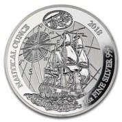 Nautical Ounce: HMB Endeavour 1 uncja Srebra 2018 Proof