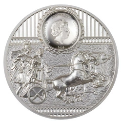 Cook Islands: Sparta pozłacany 3 uncje Srebra 2023 Proof Ultra High Relief