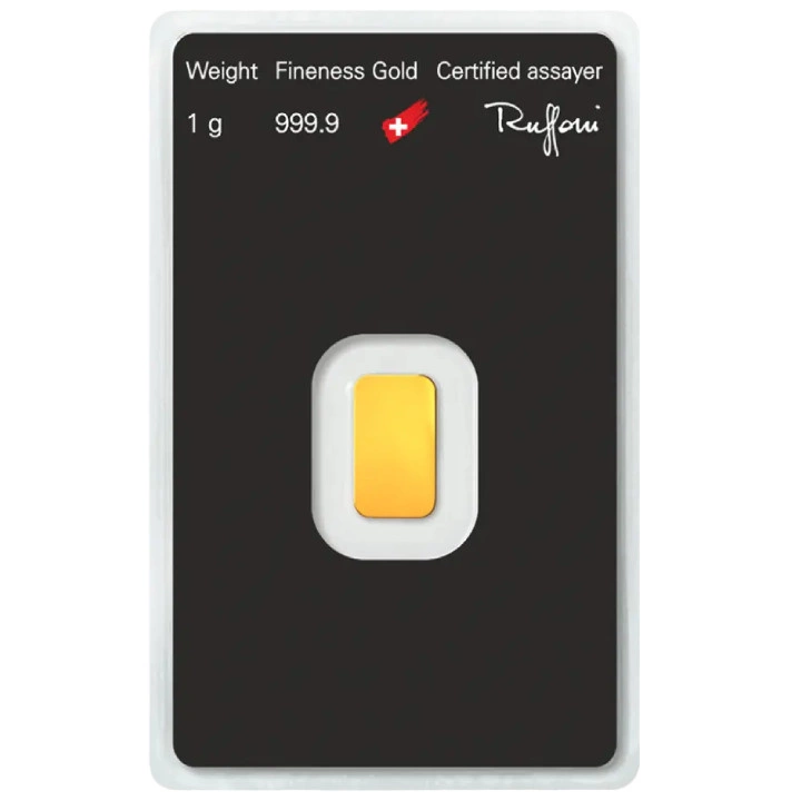 Sztabka Argor Heraeus 1 gram Złota