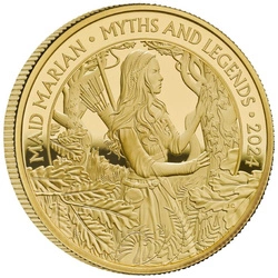Myths & Legends: Maid Marian 1 uncja Złota 2024 Proof