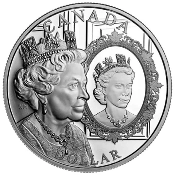 Canada: The Platinum Jubilee of Her Majesty Queen Elizabeth II Dollar Srebro 2022 Proof