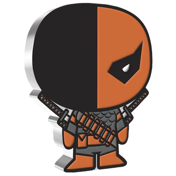 Niue: DC Comics - Deathstroke Chibi Coin kolorowany 1 uncja Srebra 2021 Proof