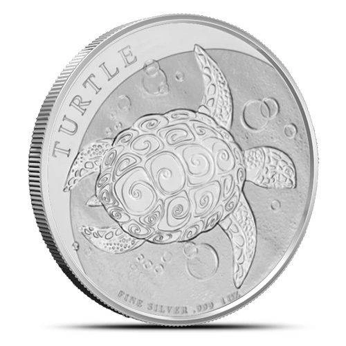 Niue: Żółw Szylkretowy 1 uncja Srebra 2022