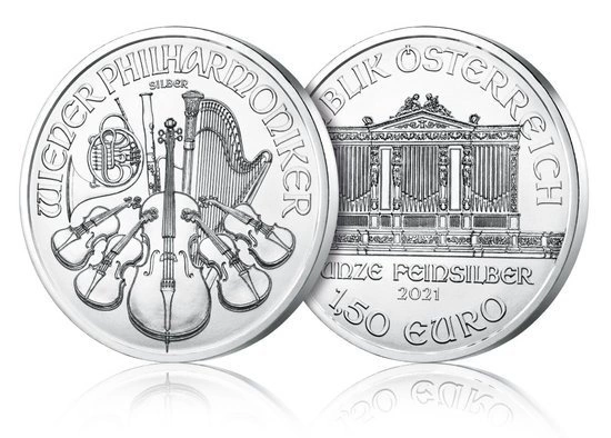 Wiedeński Filharmonik 1 uncja Srebra 2021