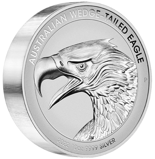 Orzeł Australijski 10 uncji Srebra 2022 Enhanced Reverse Proof High Relief