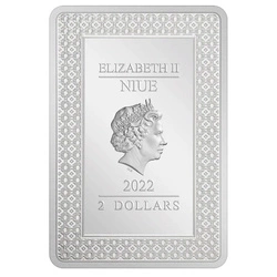 Niue: Tarot Cards – The Hermit kolorowany 1 uncja Srebra 2022 Proof