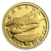 De Havilland Beaver 1/25 uncji Złota 2008 Proof