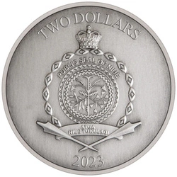 Niue: Harry Potter - Hogwarts Chamber of Secrets 1 uncja Srebra 2023 Antique Finish