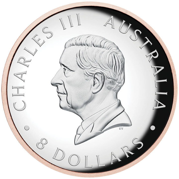 Australijska Koala pozłacana 5 uncji Srebra 2024 Proof High Relief