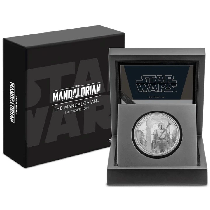 Niue: Star Wars The Mandalorian – The Mandalorian 1 uncja Srebra 2021 Proof