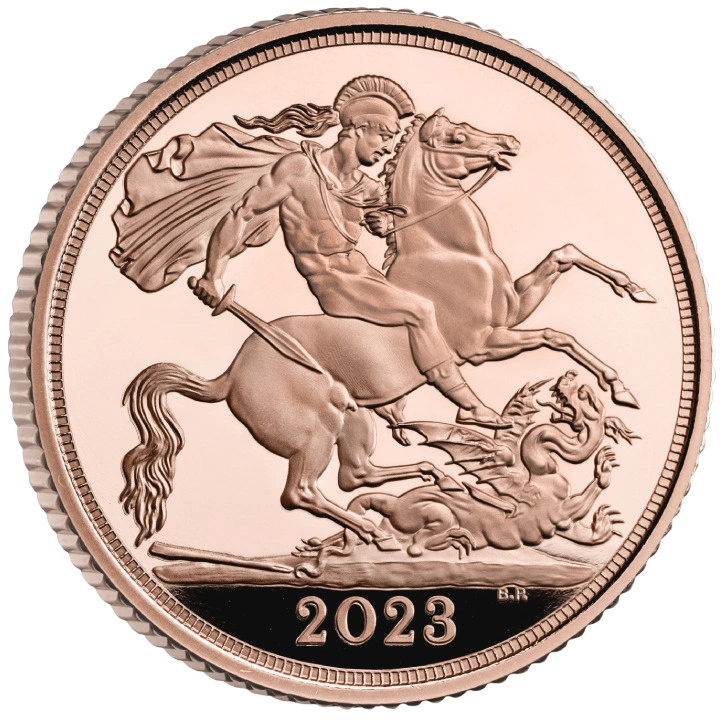 Wielka Brytania: The Coronation of His Majesty King Charles Sovereign Zestaw 5 monet 2023 Proof