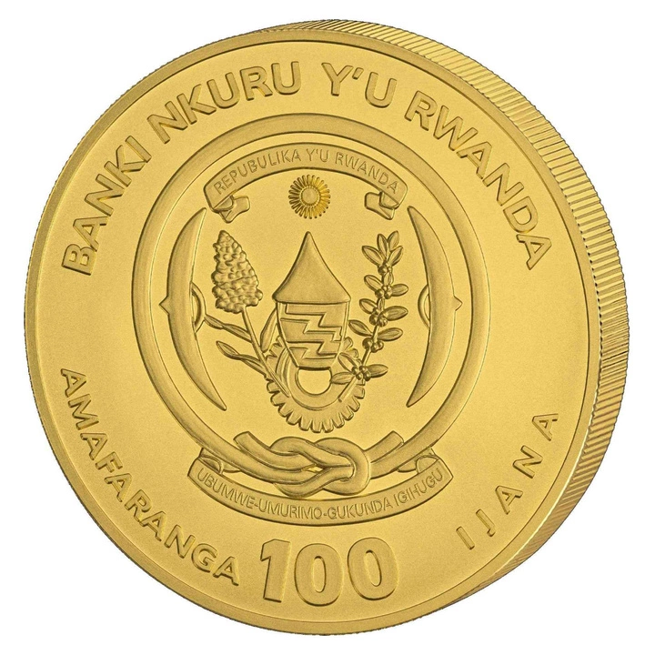 Rwanda: African Ounce - Spotted Hyena 1/12 uncji Złota 2026