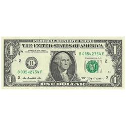 Banknot USA 1 Dolar (1 U.S. dollar / 1 USD) UNC 100 sztuk