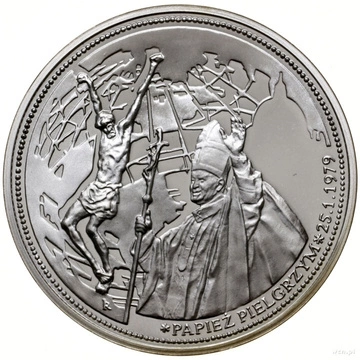 Medal Papież pielgrzym - 25.1.1979 Srebro Proof