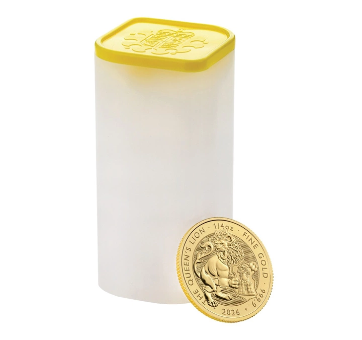 The Royal Tudor Beasts: The Queen’s Lion 1/4 uncji Złota 2026