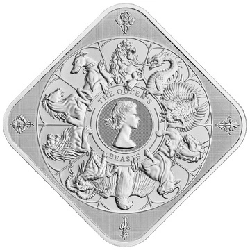Sztabka The Royal Mint - Bestie Królowej 10 uncji Srebra