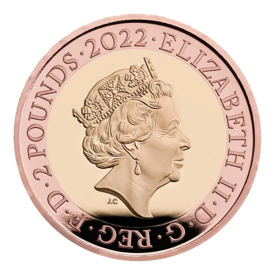 Celebrating the Life and Legacy of Dame Vera Lynn £2 Złoto 2022 Proof