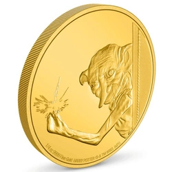 Niue: Harry Potter Classic - Dobby the House Elf 1/4 uncji Złota 2021 Proof