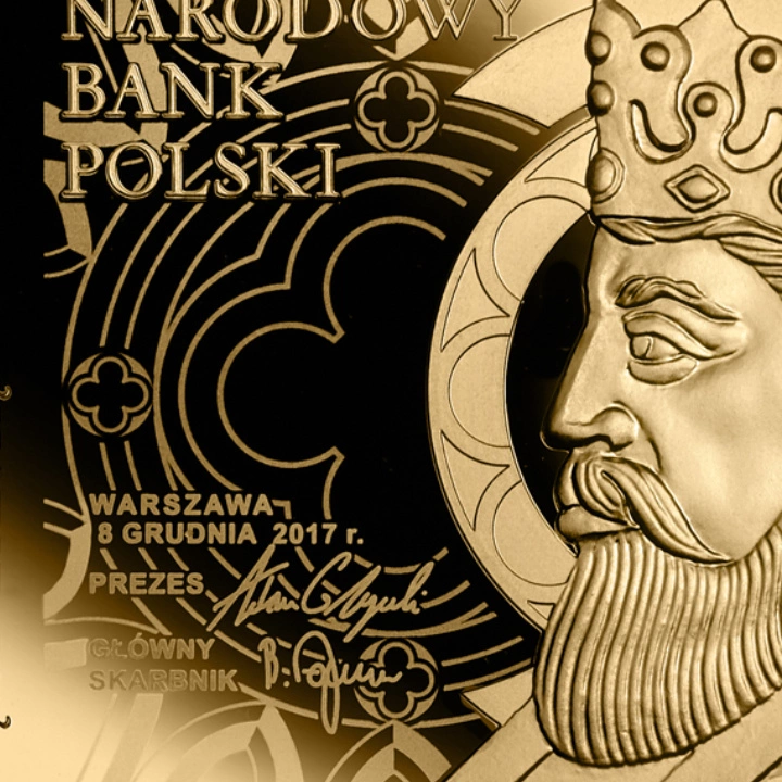 Polskie banknoty obiegowe – banknot o nominale 50 zł Złoto 2025 Proof