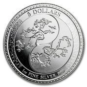 Tokelau: Equilibrium 1 uncja Srebra 2018