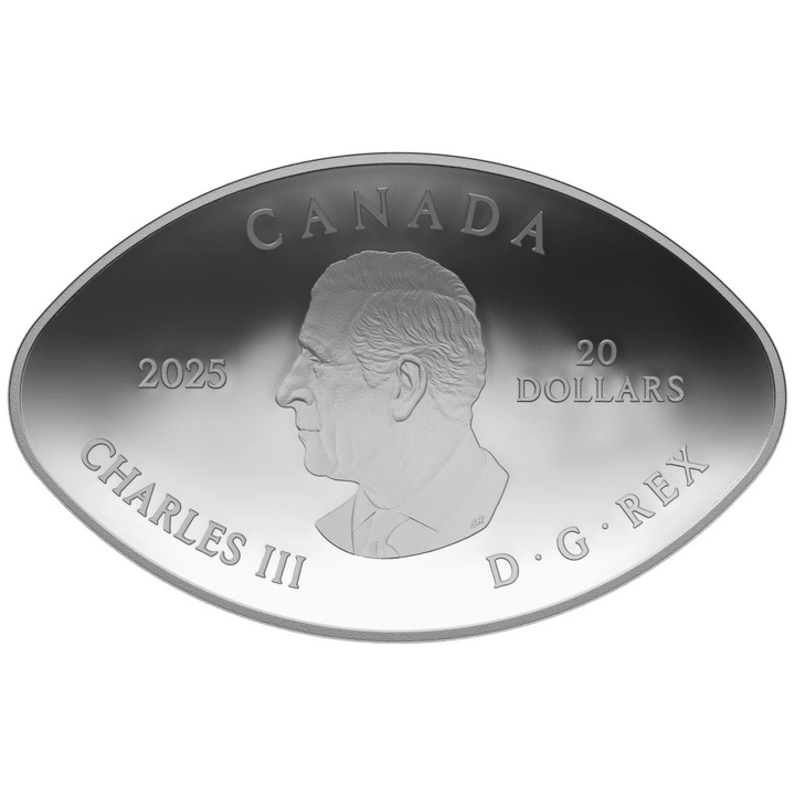Canada: Dinosaur Eye 1 uncja Srebra 2025 Proof Shaped Coin