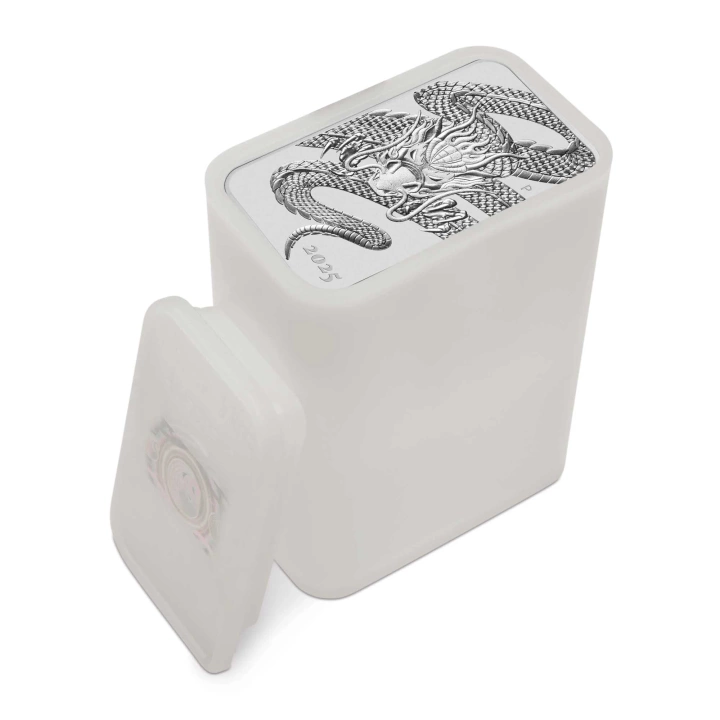 Sztabko Moneta Dragon 1 uncja Srebra 2025