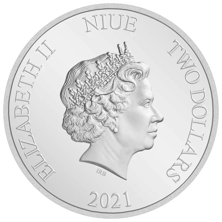 Niue: The Lord of the Rings - Samwise Gamgee kolorowany 1 uncja Srebra 2021 Proof