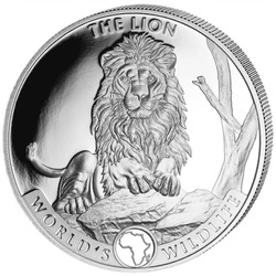 Congo: World’s Wildlife – Lion 1 uncja Srebra 2025