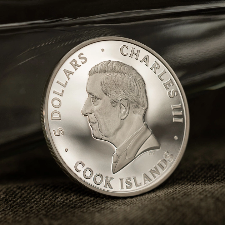Cook Islands: Typefaces - Frankenstein 1 uncja Srebra 2023 Proof