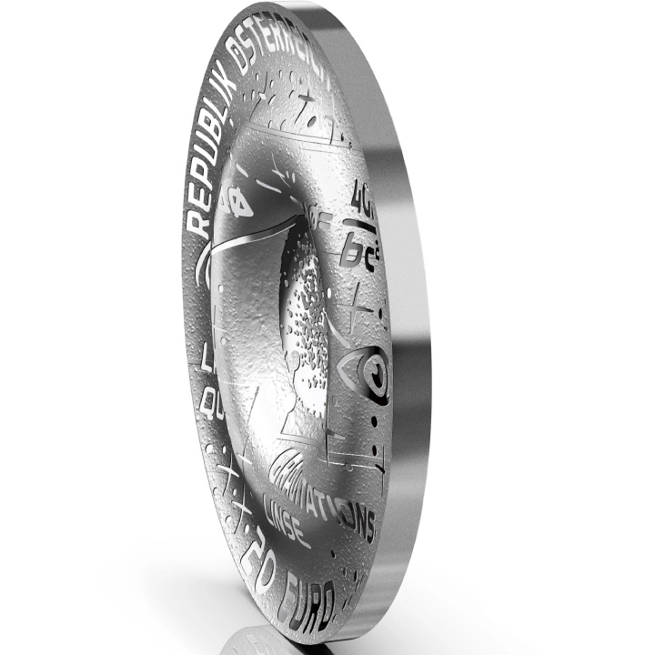 The Beauty of the Universe - Einstein Ring kolorowany 20 Euro Srebro 2025 Proof
