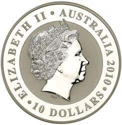 Koala 10 uncji Srebra 2010