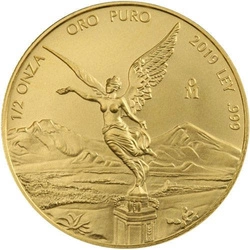 Mexican Libertad 1/2 uncji Złota 2019