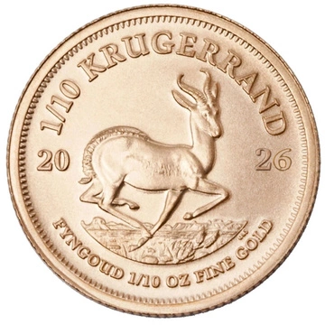 Krugerrand 1/10 uncji Złota 2026
