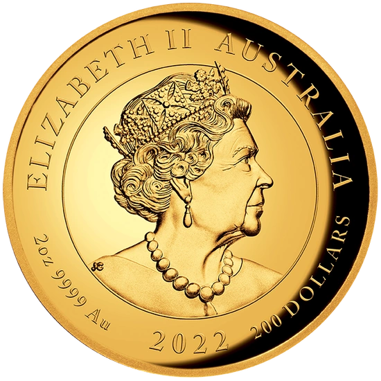 Chinese Myths and Legends: Phoenix 2 uncje Złota 2022 Proof High Relief