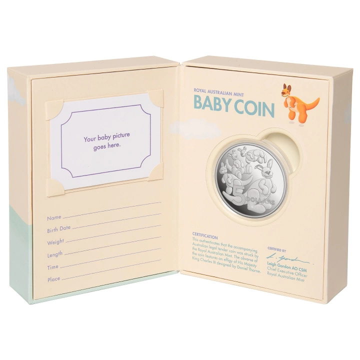 RAM: Baby Coin - Toy Kangaroo 1 uncja Srebra 2024 Proof