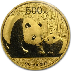 Chińska Panda 1 uncja Złota 2011